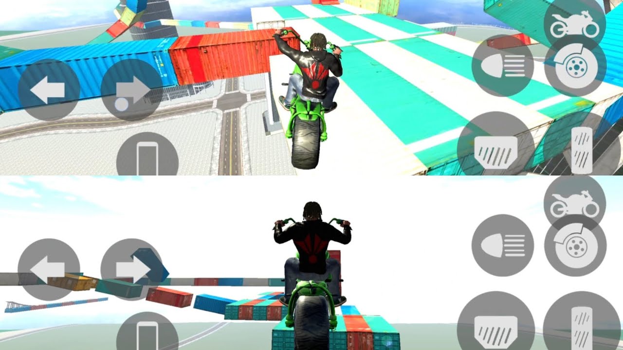 😳🚗Unbelievable stunt in Indian bike driving 3D 😱😳