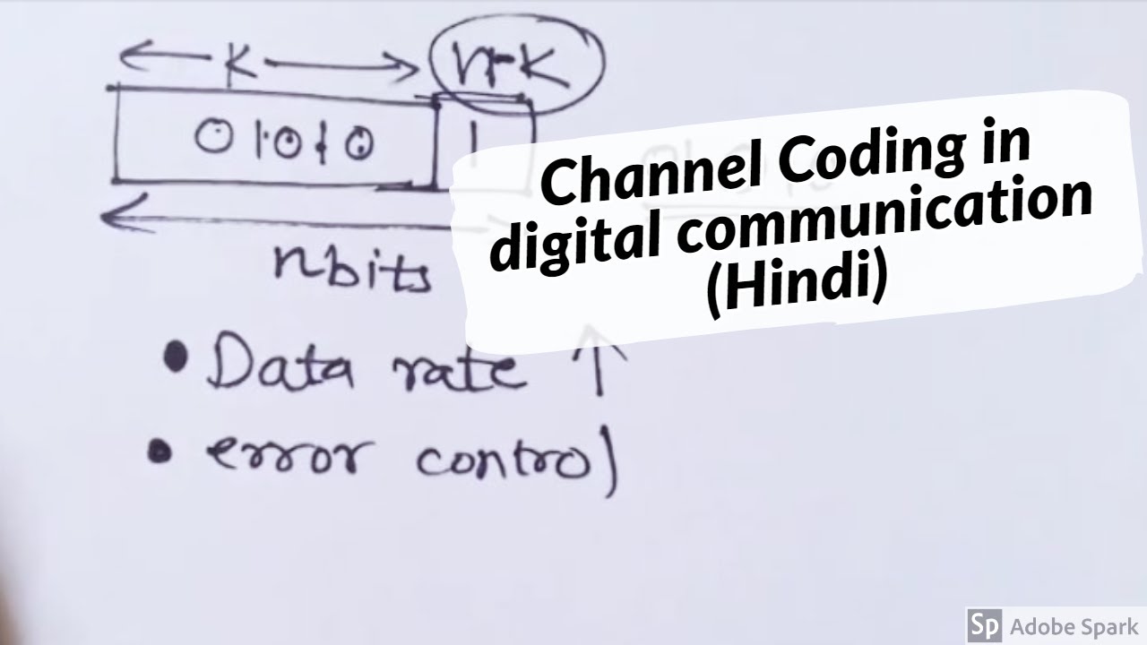 CHANNEL CODING in digital communication explained in simple way | Electronics Subjectified | HINDI