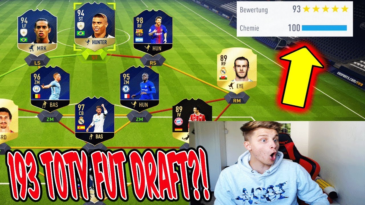 SCHAFFEN wir die 193 RATED TOTY FUT DRAFT CHALLENGE?! 🔥🔥 Fifa 18 Ultimate Team Deutsch