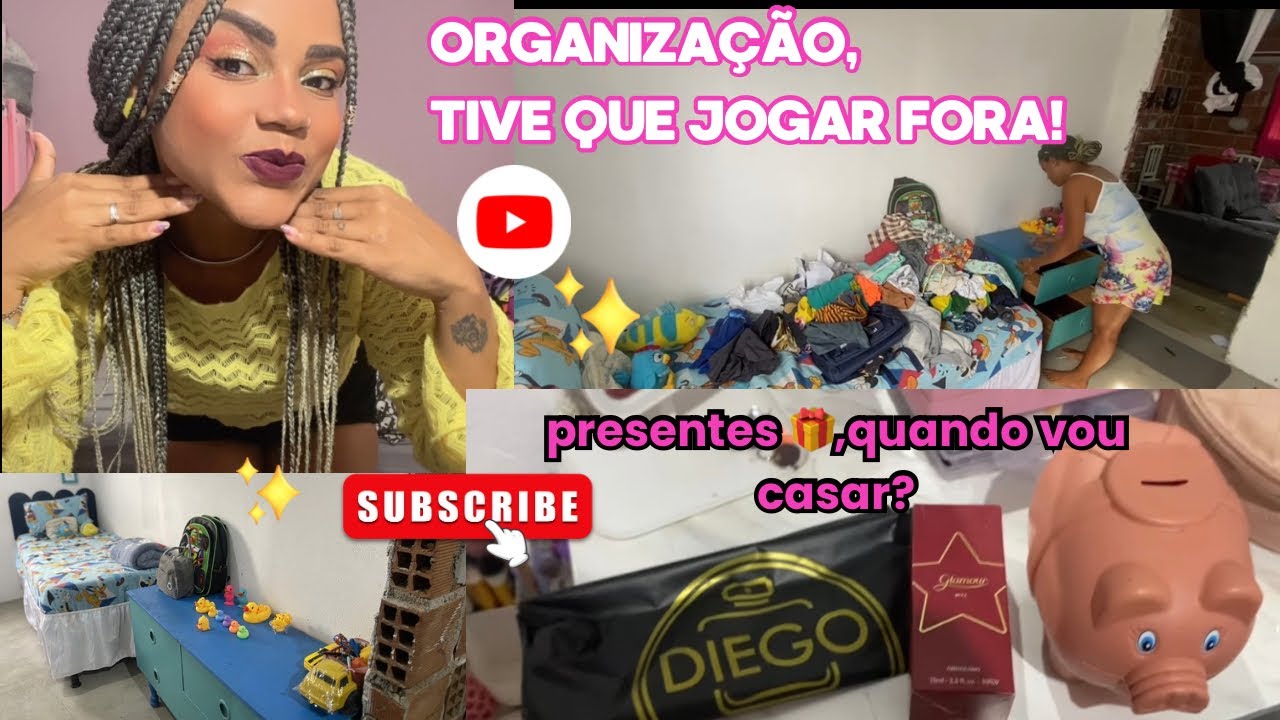 QUANDO VOU CASAR?😱💞,CÔMODA E GUARDA ROUPAS DAS CRIANÇAS ORGANIZADO! VAMOS PASSAR CARNAVAL FORA