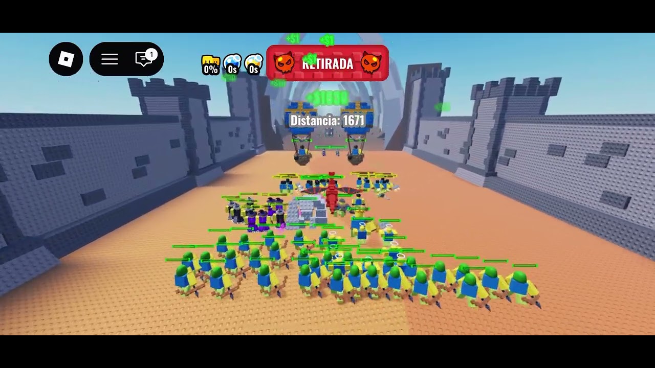 Asiendo guerra a robloxianos