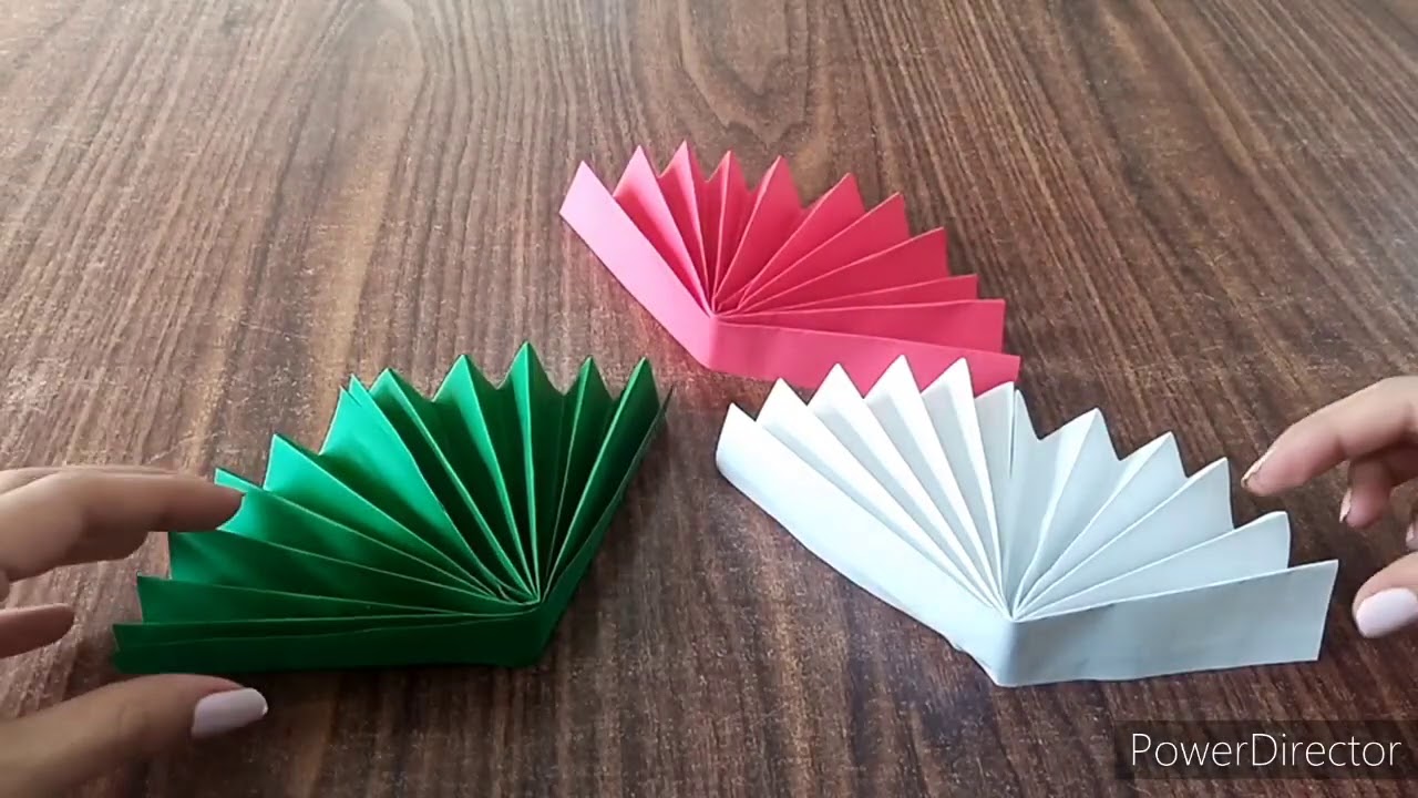 Abanico tricolor para las fiestas patrias 🇲🇽