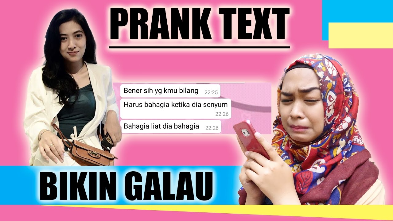 PRANK TEXT SAHABAT JADI GALAU GINI.... - Ria Ricis