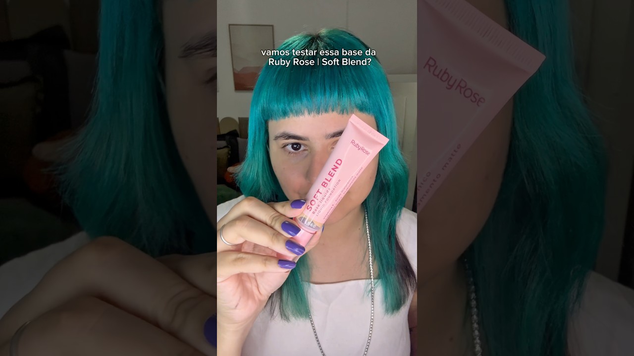 testando a base da ruby rose, a soft blend! achei ela incr&iacute;vel 🤌🏼 #review #rubyrose
