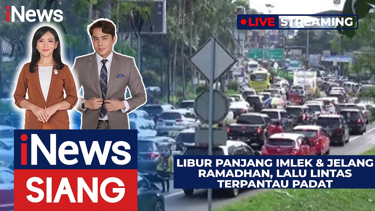 🔴LIVE | Libur Panjang Imlek & Jelang Ramadhan, Lalu Lintas Terpantau Padat | iNews Siang (15/02)