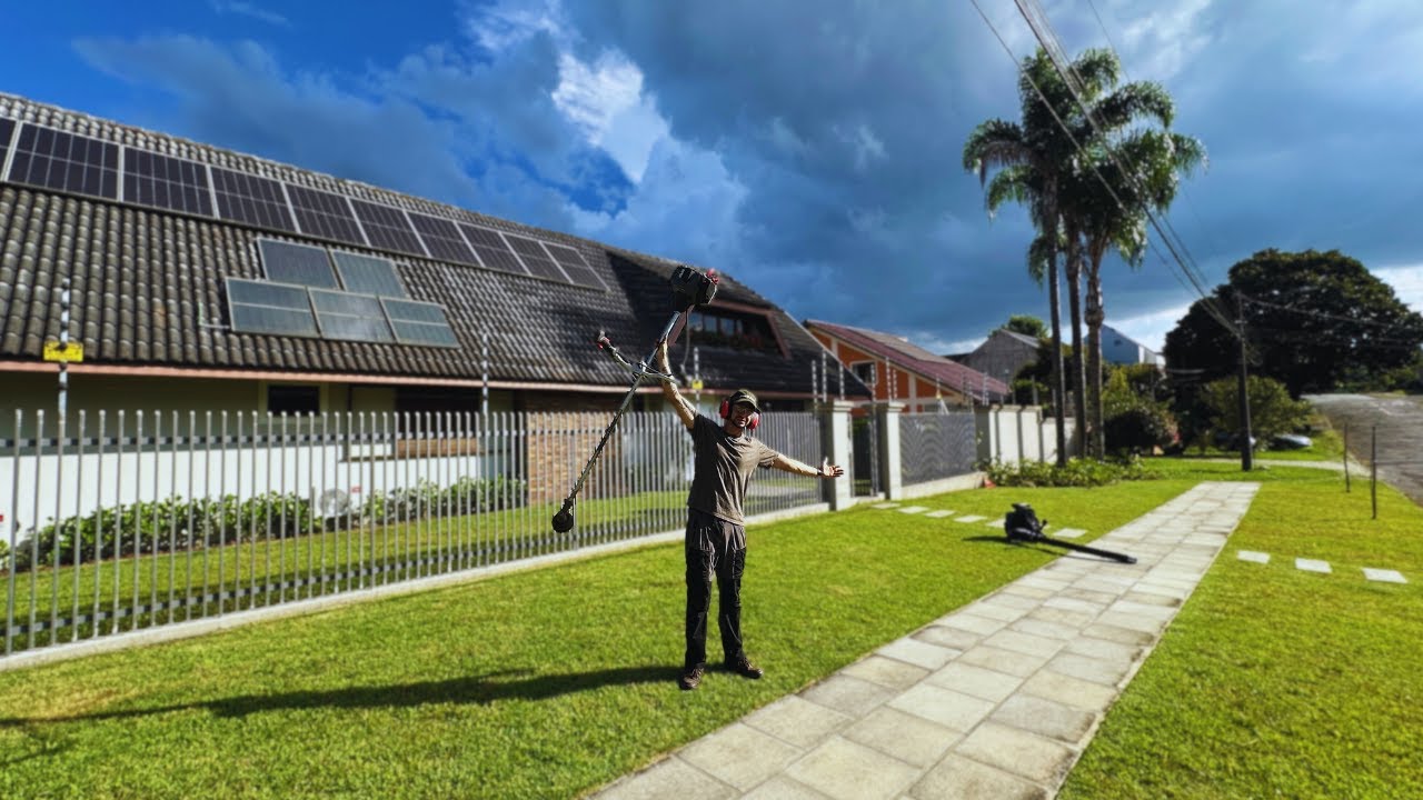 Manutenção de um jardim grande do ínicio ao fim | Ep. 78