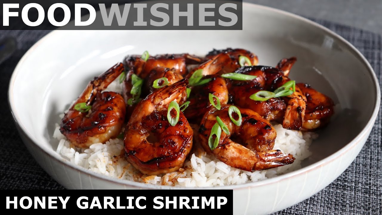 Honey Garlic Shrimp - Food Wishes