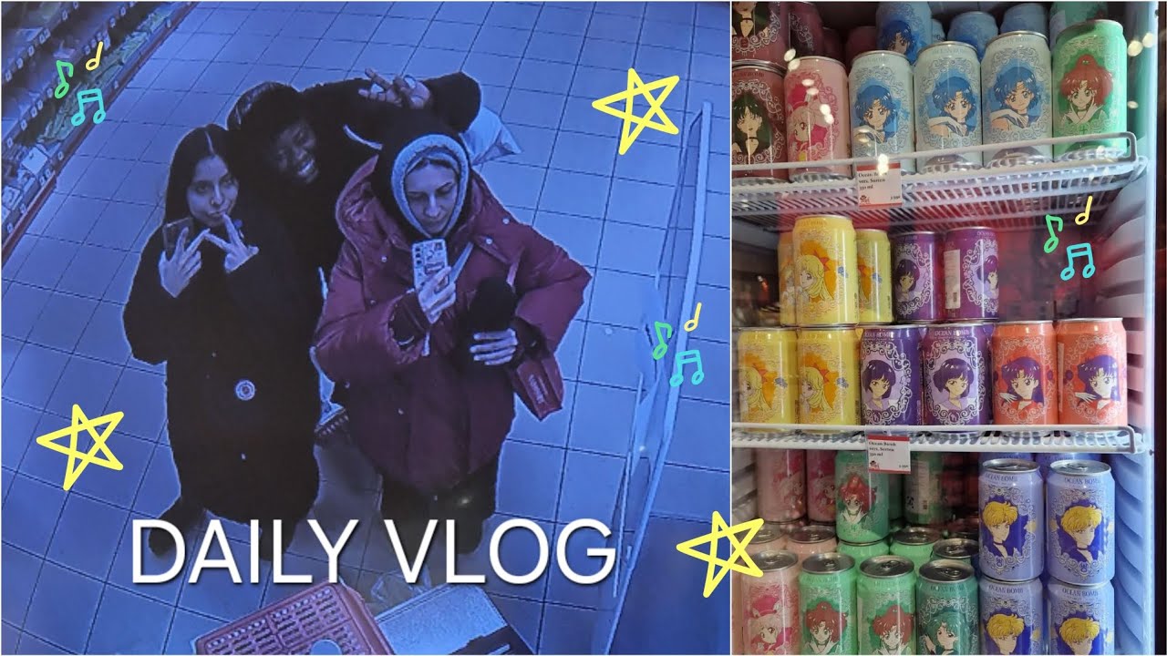Daily Vlog : vlogging in camcorder style ,visiting the grocery store , spending time with friends 🎥