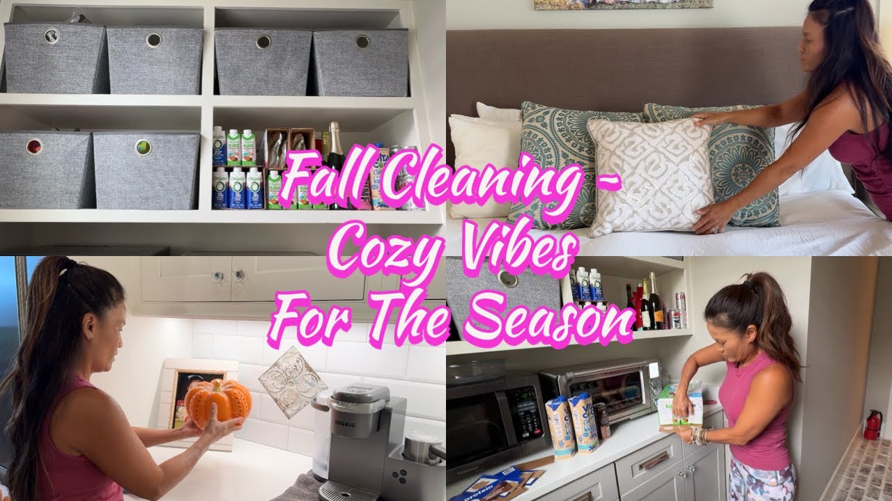 Fall Cleaning! Cozy Vibes for the season🍁