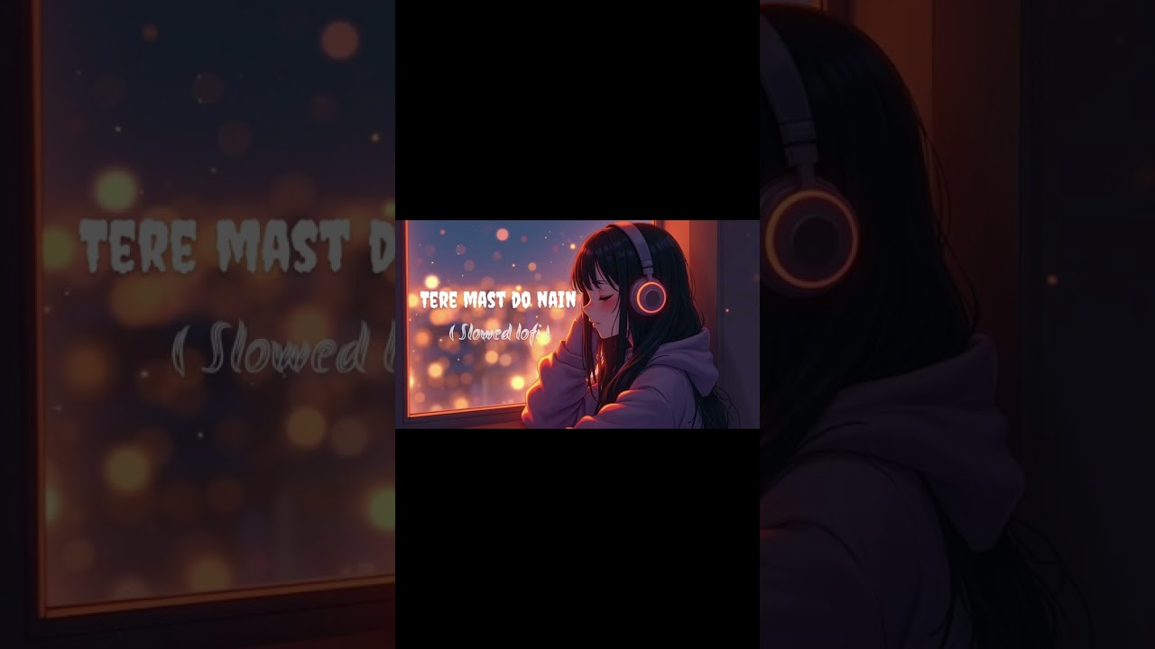 Tere Mast Mast Do Nain - [Slowed+Reverb] Lofi | Rahat Fateh Ali Khan | 