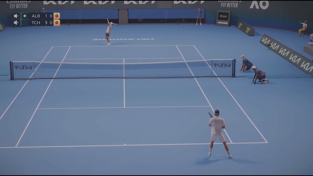 TopSpin 2K25 federer amazing return