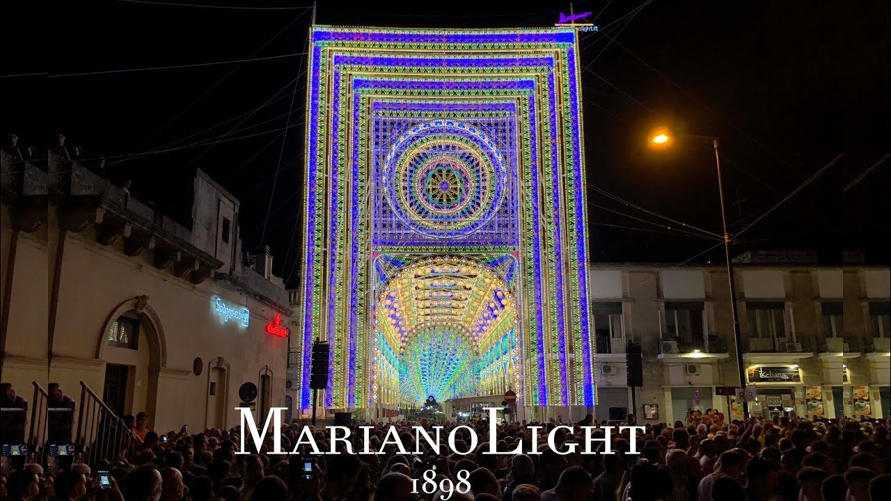 Prima Accensione MarianoLight a Scorrano Santa Domenica 2019