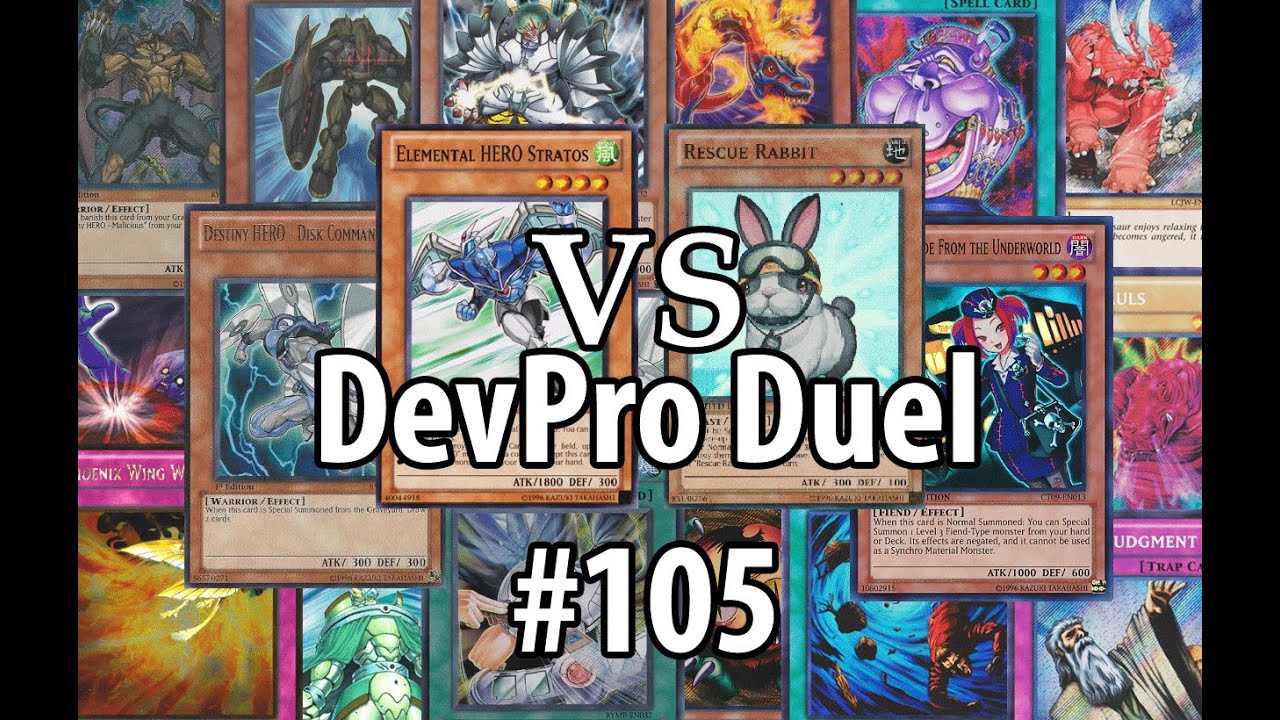 Yu-Gi-Oh! DevPro Duel #105 - Cross banlist - Perfect Circle vs. Dino Rabbit (Full Force)