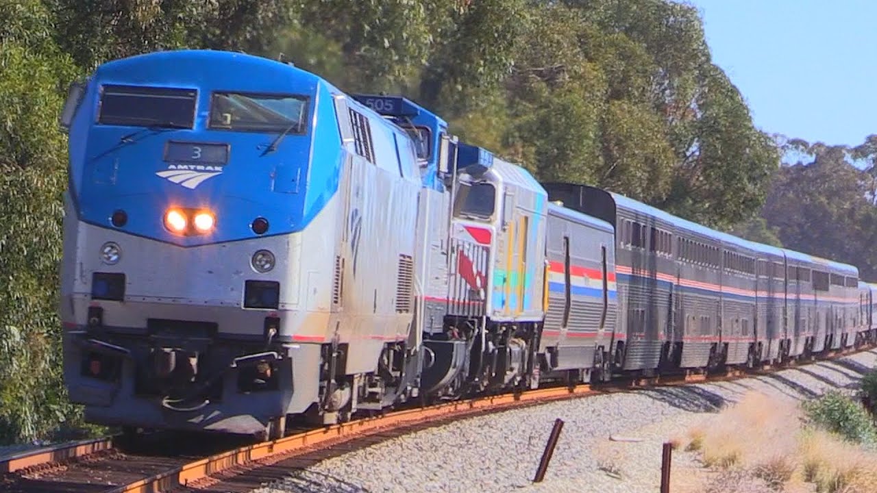 RARE Amtrak Coast Starlight CHASE !!!