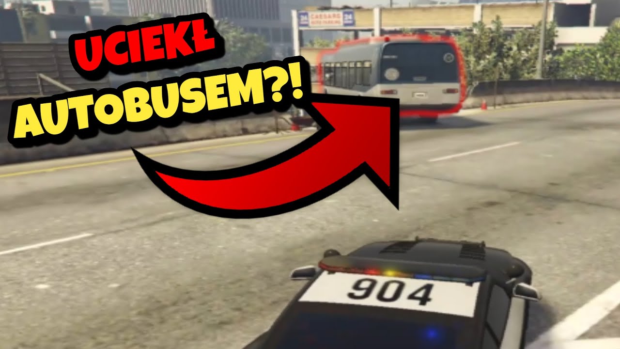 POŚCIG za AUTOBUSEM | FIVEM LSPD