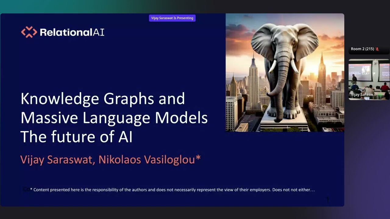 Masterclass: Knowledge Graphs & Massive Language Models &mdash; The Future of AI, RelationalAI | KGC 2023