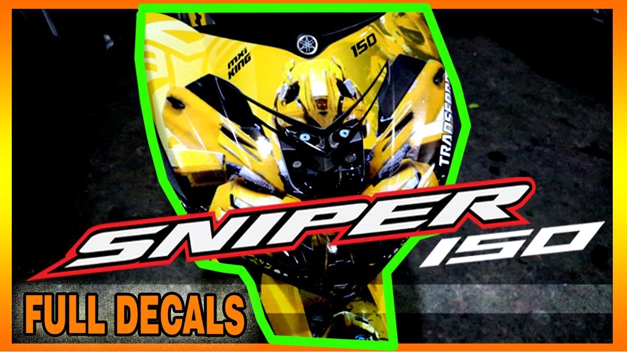 WRAPPING YAMAHA SNIPER 150 | INSTALLATION | CUSTOM STICKER | MOTOVLOG