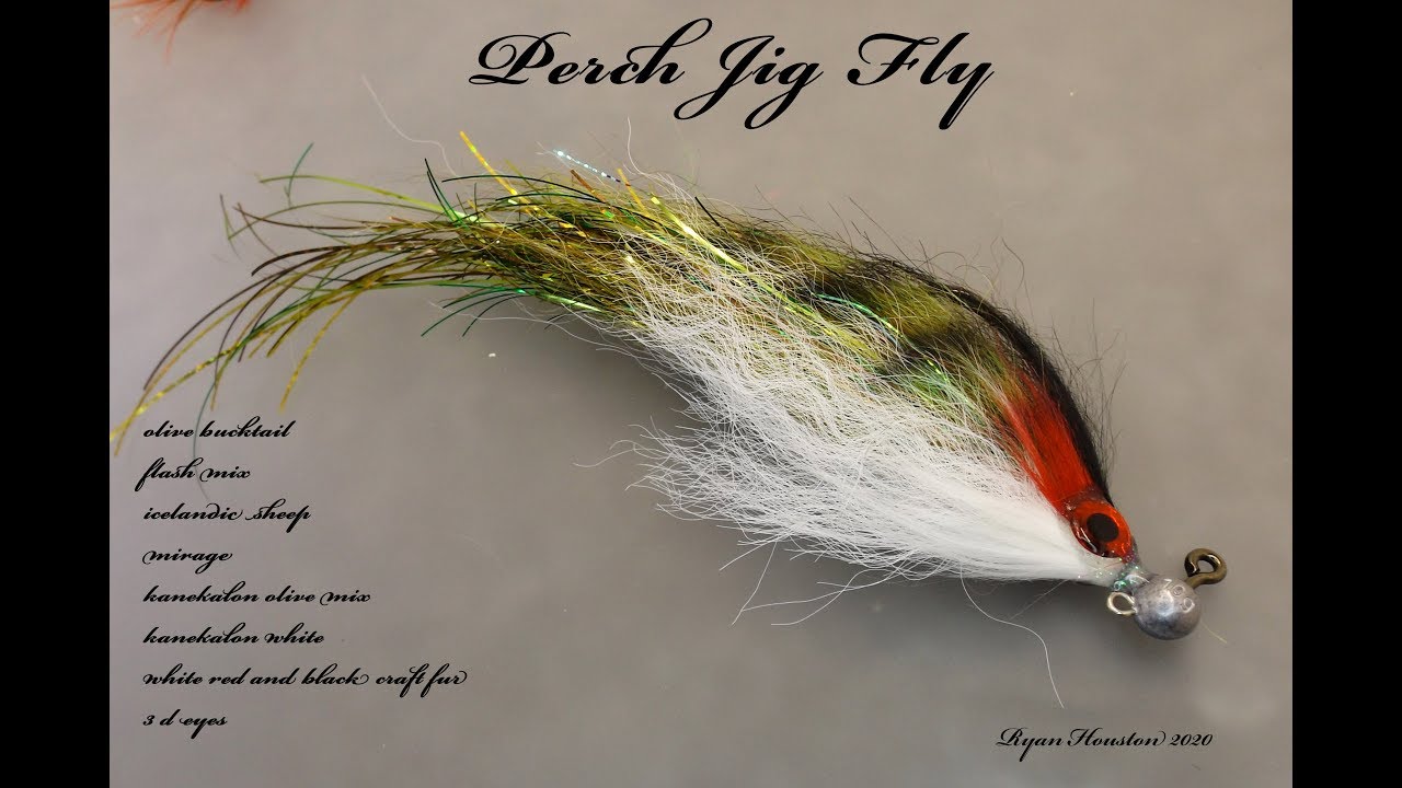 TYING THE PERCH PATTERN JIG FLY FOR PIKE WITH RYAN HOUSTON