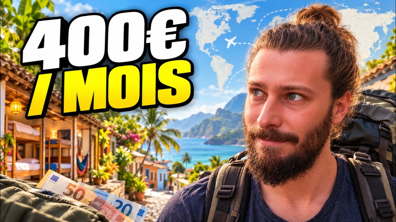 PETIT BUDGET POUR UN LONG VOYAGE 💸 CONSEIL DE VOYAGEUR POUR PARTIR VOYAGER MOINS CHER