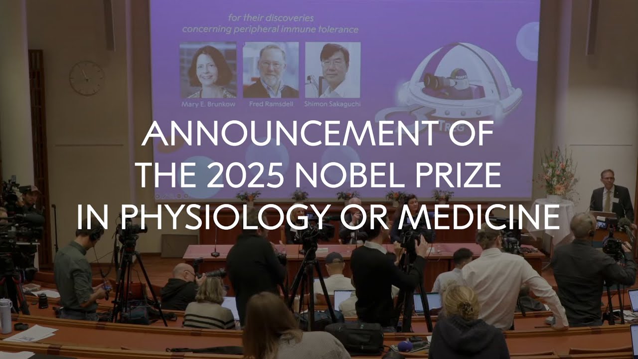 Announcement of the 2025 Nobel Prize in Physiology or Medicine