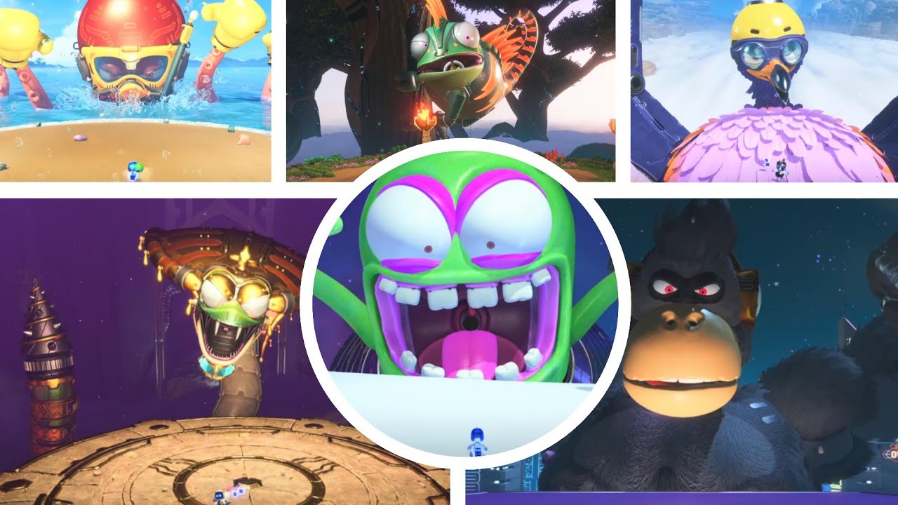 Astro Bot All Bosses: No Damage