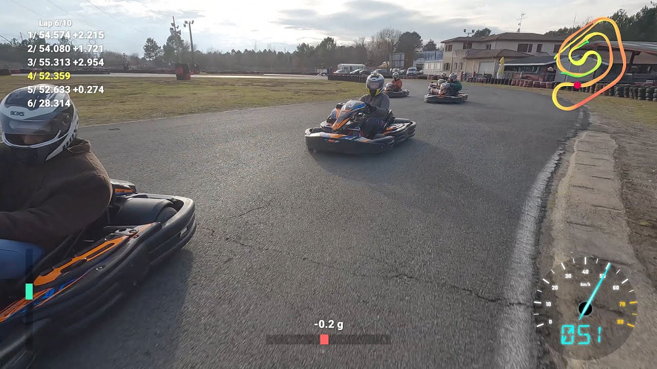 karting, Biganos, 9 ch, février 2023, session 2