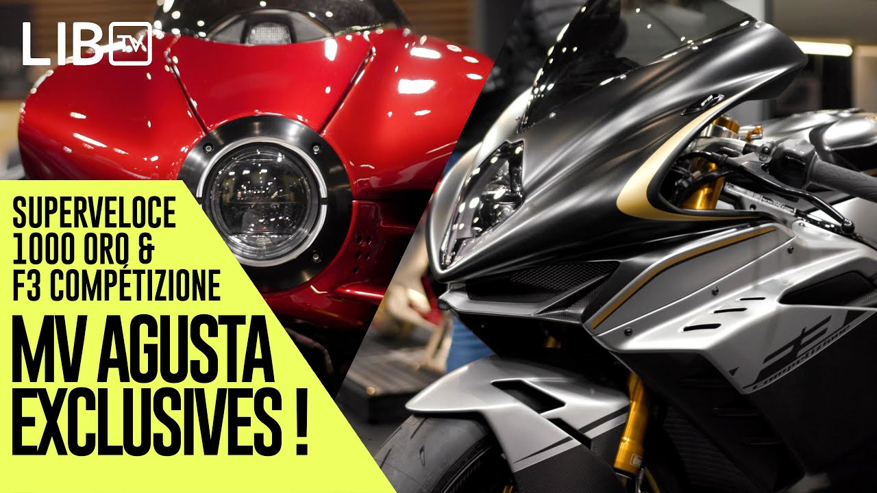 MV AGUSTA PURA LEGGENDA : Superveloce 1000 Oro & F3 Compétizione