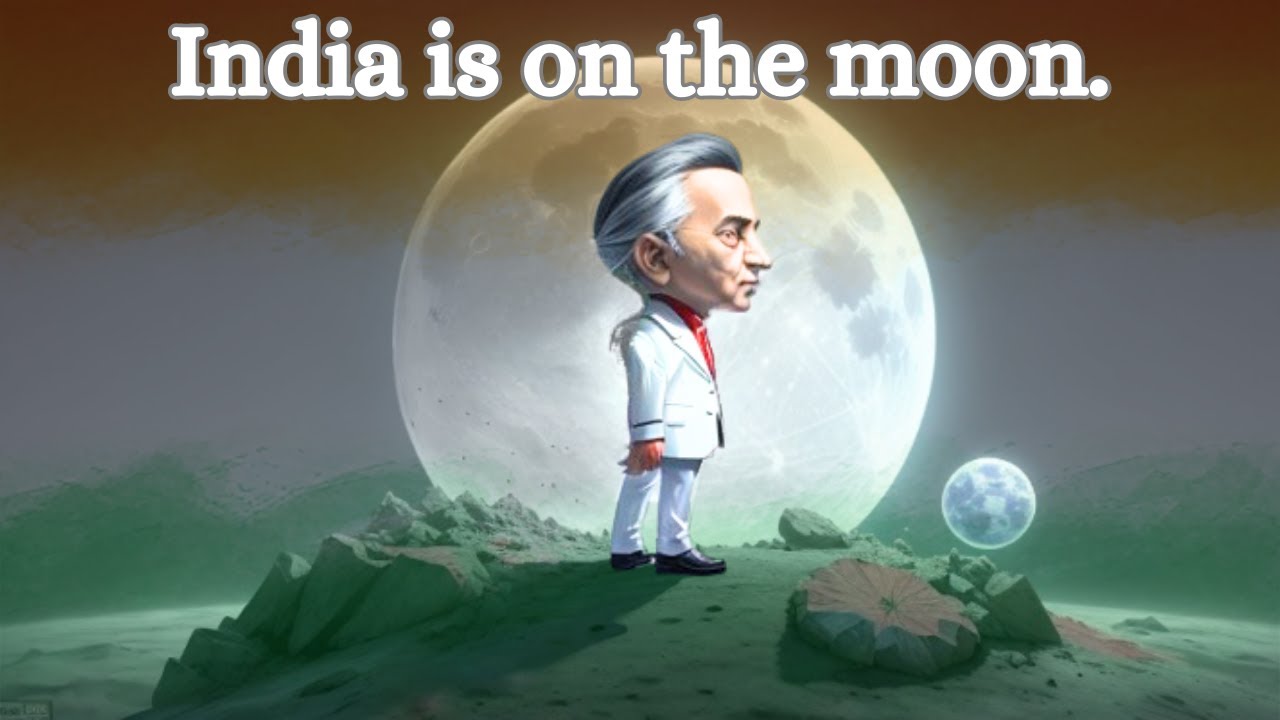 India's Cosmic Triumph: Touching the Stars with 'India is on the Moon'