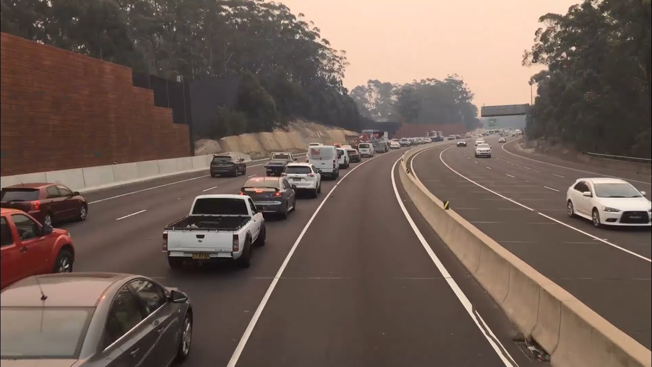 [Sydney Buses] M2 Motorway Timelapse (Route 607X)