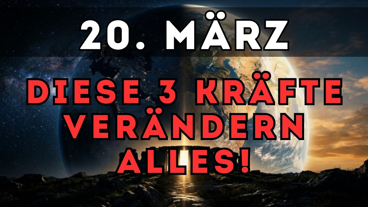 DAS GEHEIMNIS DES 20. MÄRZ 2026: Wenn 3 KOSMISCHE KRÄFTE verschmelzen, wird ALLES anders!