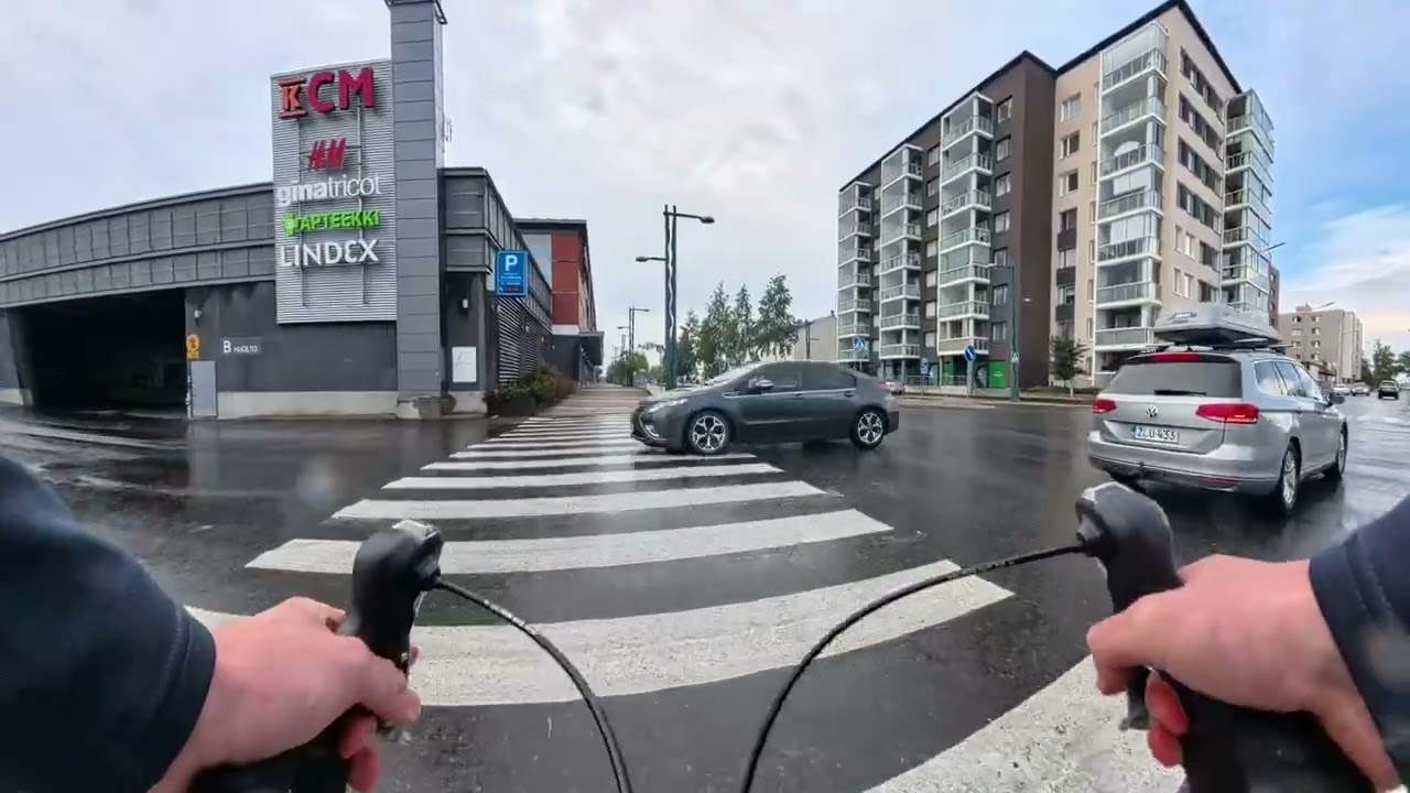 Virtual Ride | Dual city of Tornio (Finland) & Haparanda (Sweden) - 4K Video