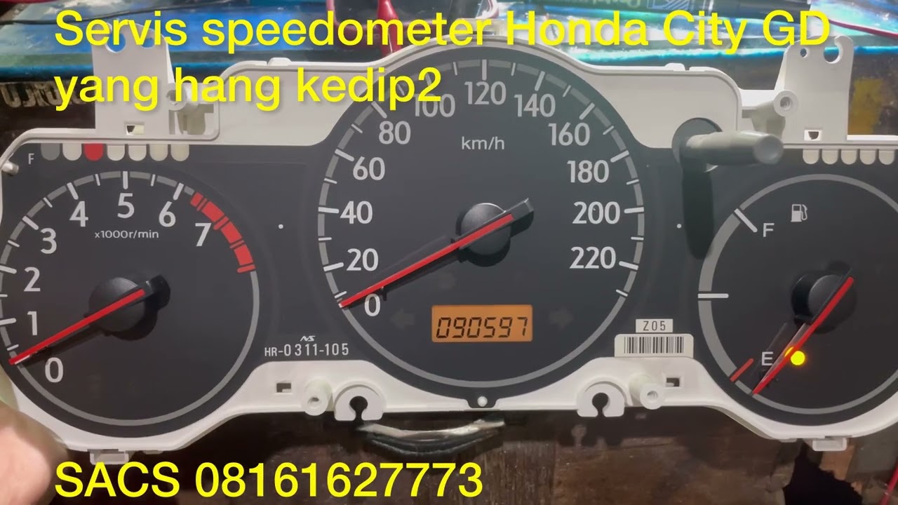 Servis speedometer HONDA City GD8 yang hang kedip2