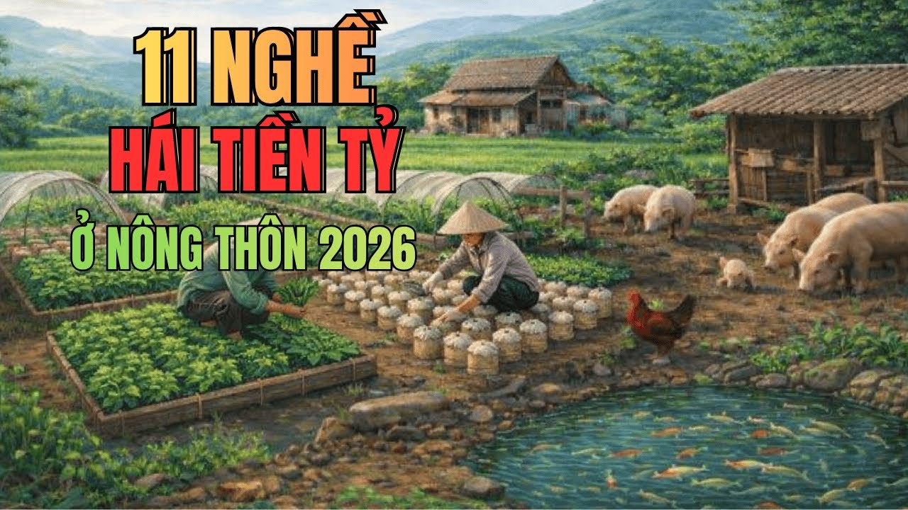 11 Nghề Hái Tiền Tỷ Ở Nông Thôn Mà Đa Số Bỏ Qua | Xem Ngay Nếu Bạn Đã Sẵn Sàng Hành Động