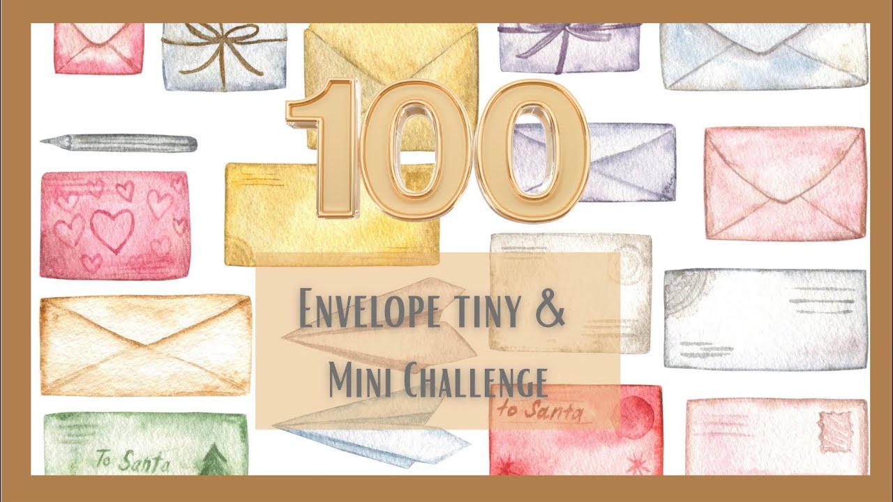 What’s Poppin Tuesday  The 100 envelope tiny & mini challenge || Episode 3