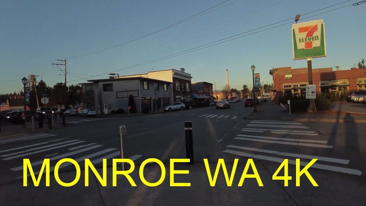 Monroe Wa🇺🇸 4K Walk video 2021