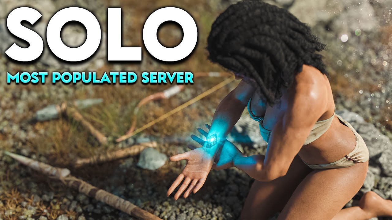 How A 15,000 Hour SOLO Plays The Most POPULATED Server On ARK!