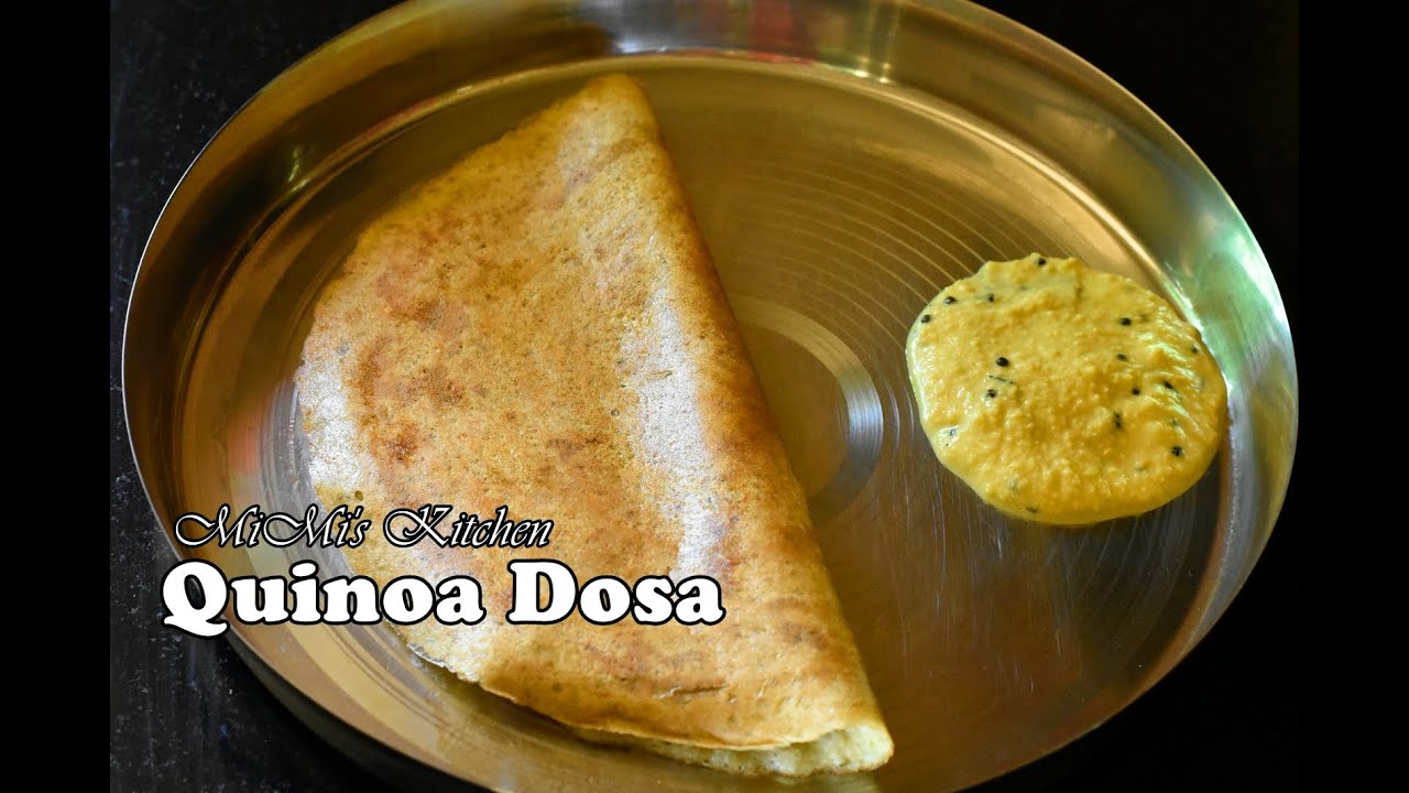 Quinoa dosa || Quinoa and lentil dosa || Healthy Breakfast Idea