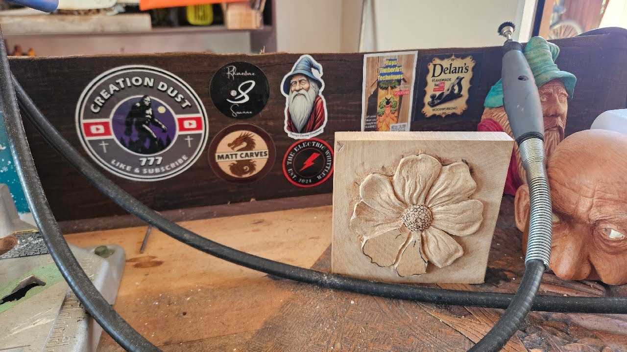Dremel carving Live with Matt carves