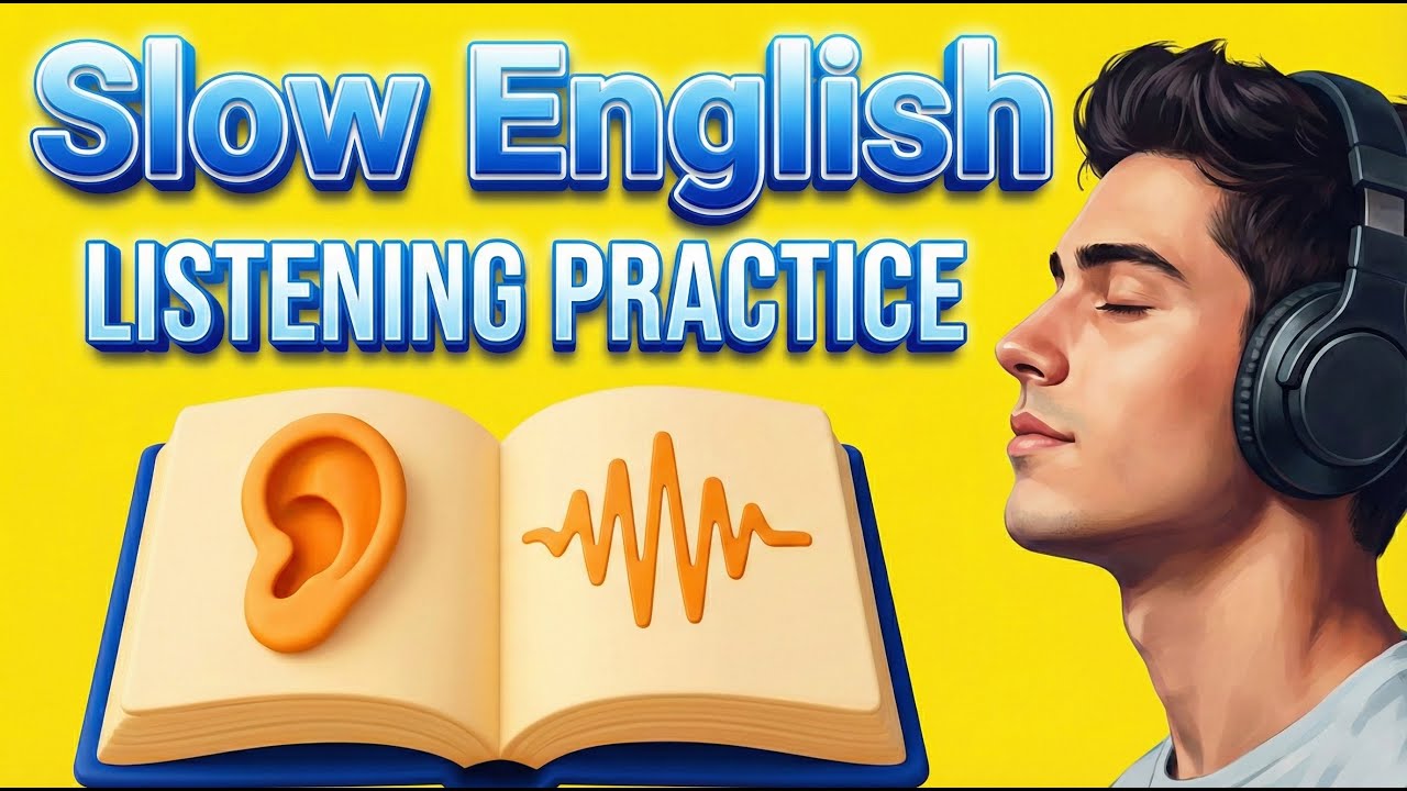 A1 & A2 Slow English Listening & Fluency Practice | Learn English with listen and repeat
