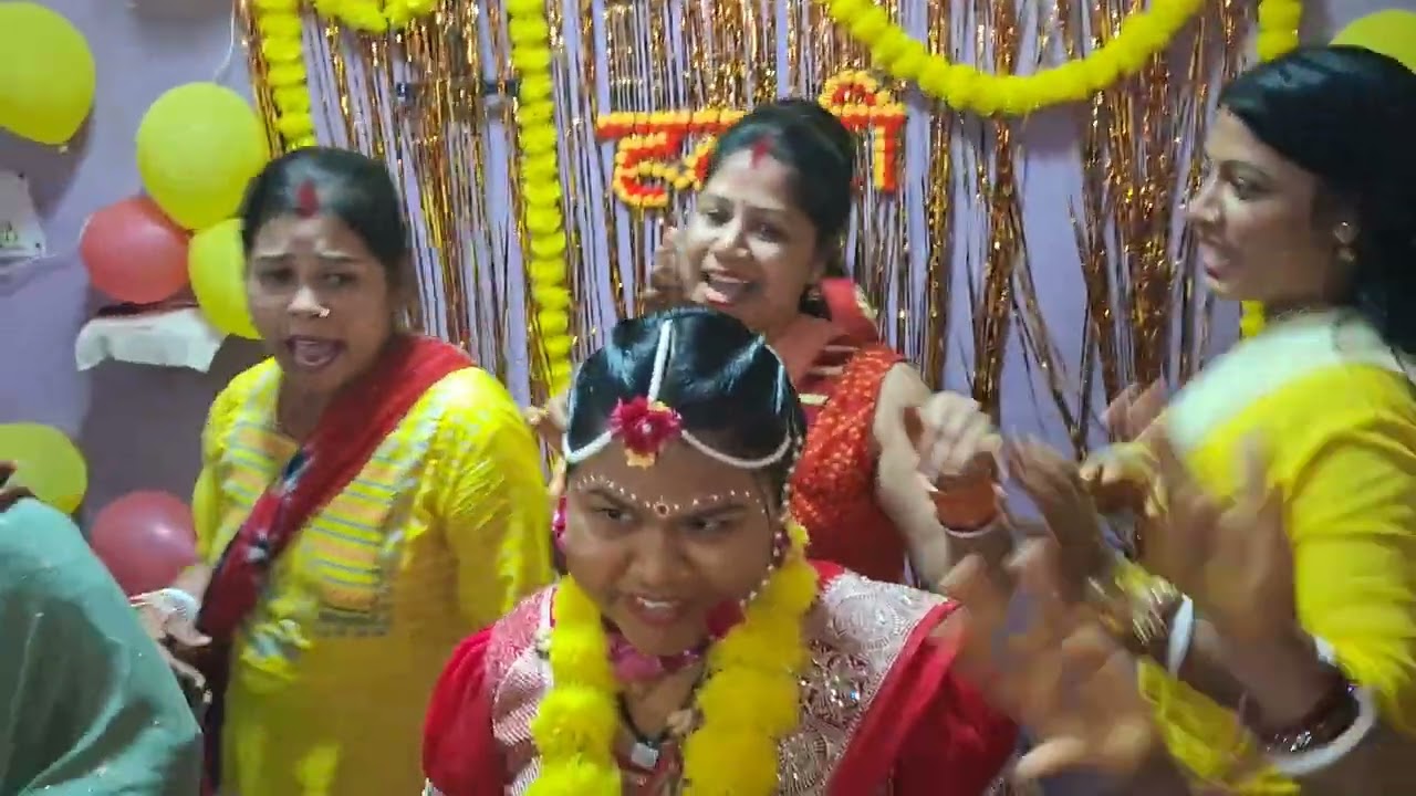 #Haldi cermani #weeding celebration#sister haldi dance