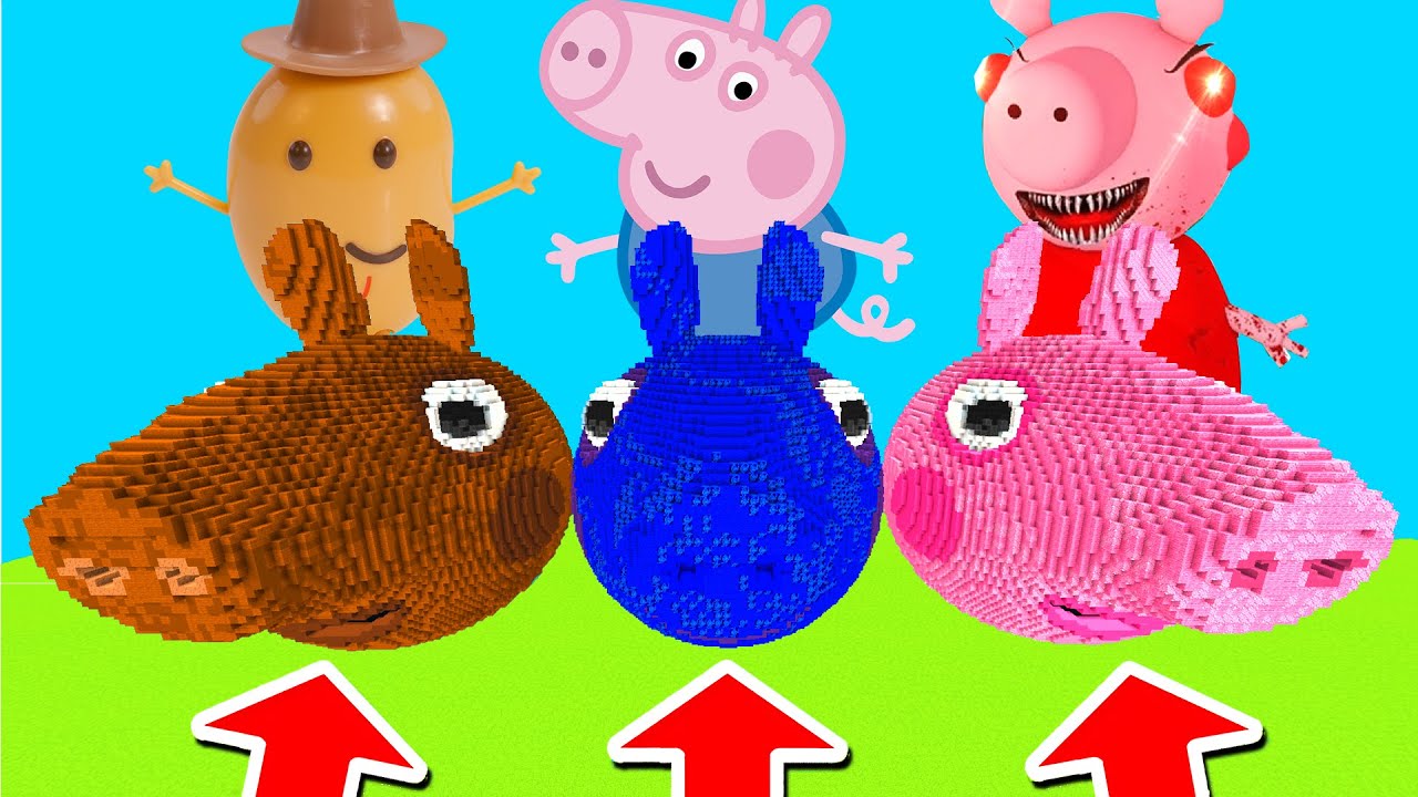 Minecraft PE : DO NOT CHOOSE THE WRONG PIGGY! (Piggy, George & Mr. P)