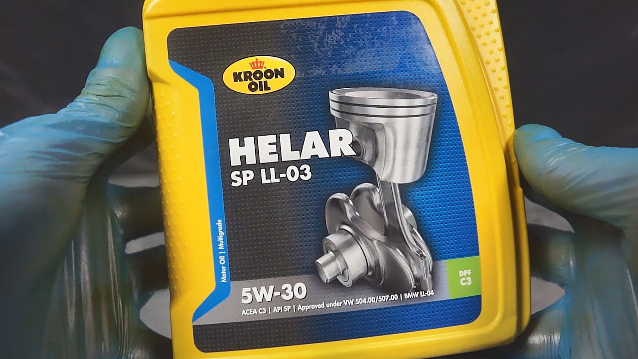 Kroon oil Helar SP LL-03 5W30 What does the original engine oil look like?