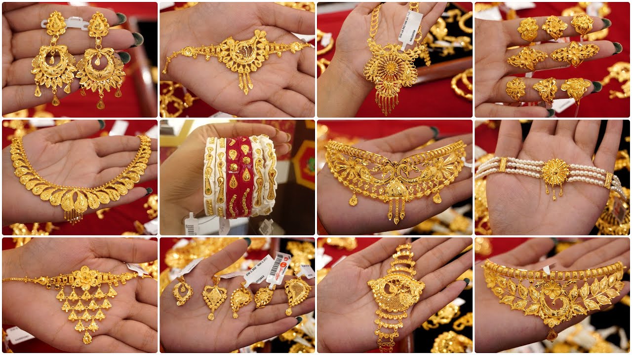 Matro 1 Gram Theke Biyer Necklace/Rings/Choker/Earring/Bangles/Sakha 😍❤ Wedding Special Gold Jewelry