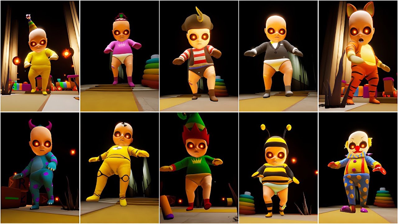 All Chase All Jumpscare Giant Baby - The baby in Yellow All Skin