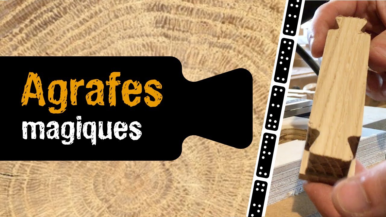 Les petites AGRAFES en chêne