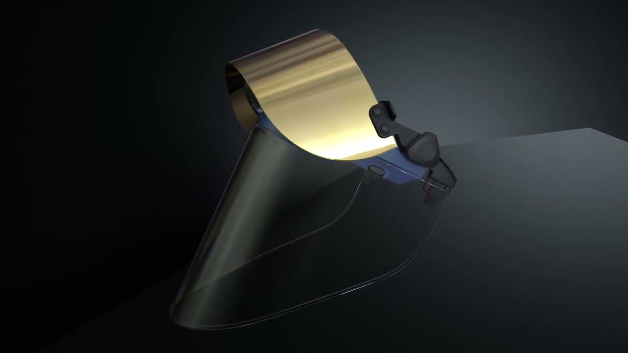 Paulson - Labteamet - Metalized Heat Reflective Face Shields