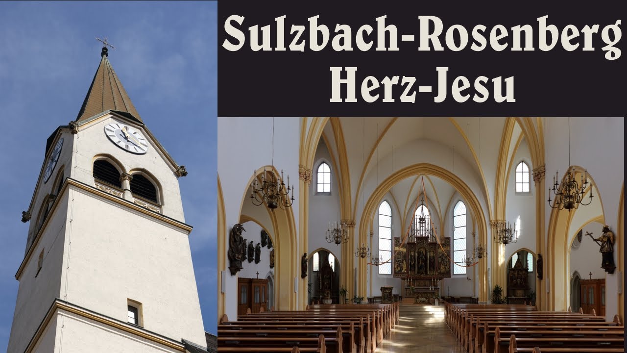 SULZBACH-ROSENBERG (AS), Pfarrkirche Herz-Jesu in Rosenberg - Vollgeläut