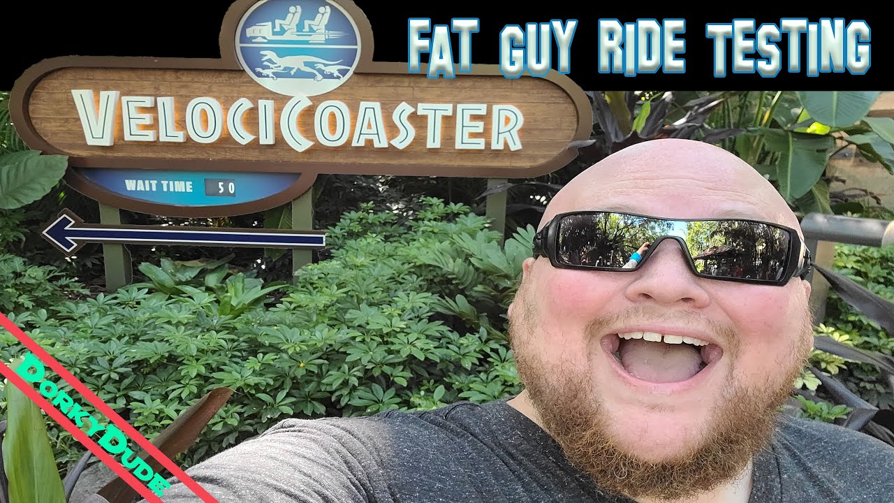 VelociCoaster FAT GUY RIDE TESTING - Universal Studios Islands of Adventure