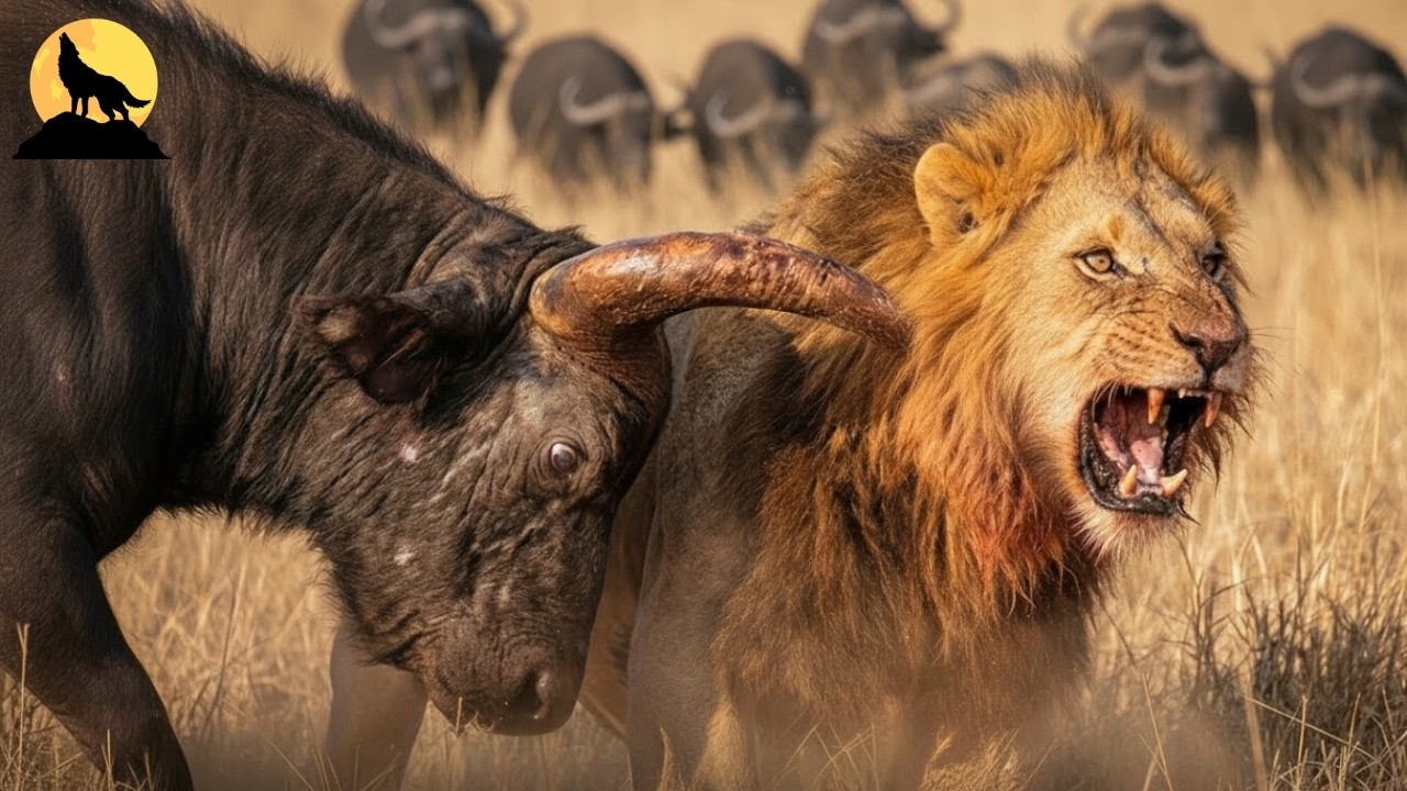 Batalla por el Trono: Búfalo vs los Cazadores Más Mortales de África | animales salvajes