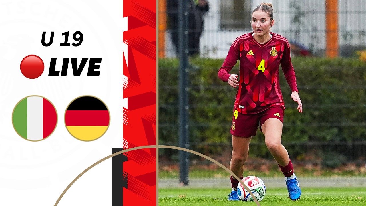 LIVE 🔴 Italien - Deutschland | U 19-Länderspiel | U 19-Nationen-Turnier